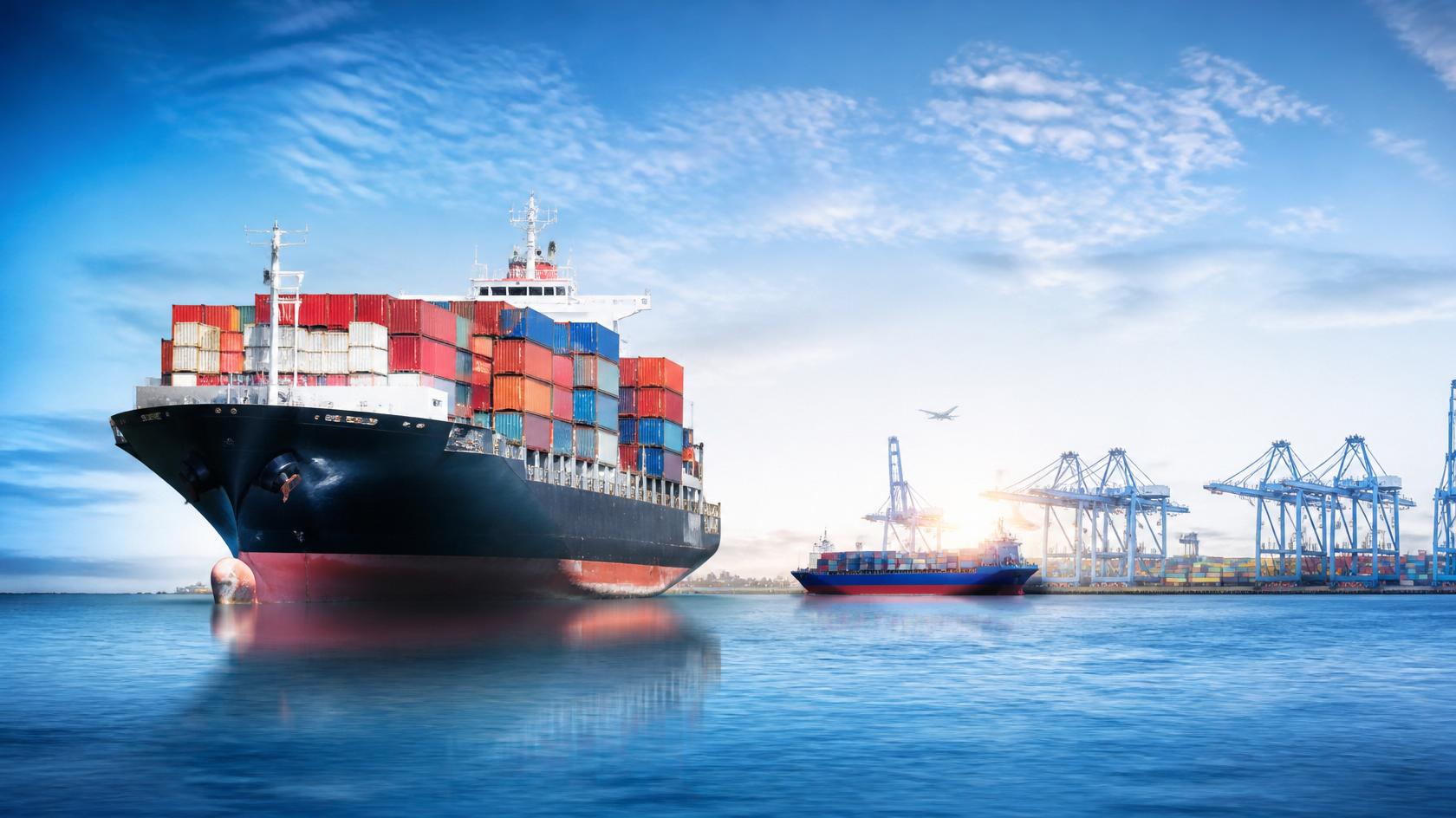 Container vessel at Port Klang